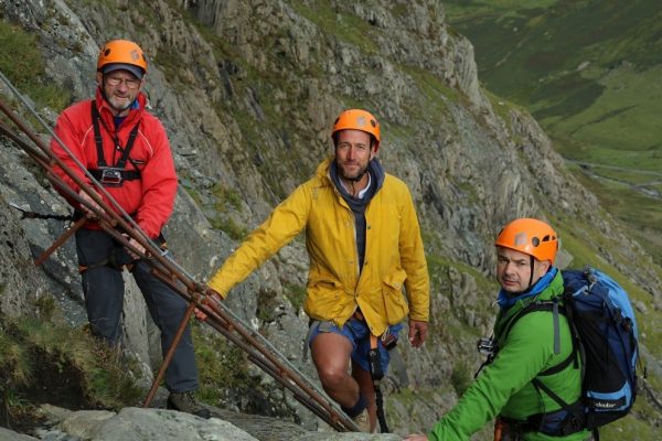 Ben Fogle doing the Via Ferrata at Honister