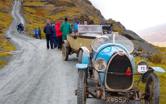 Vintage Car Rally at Honister Slate Mine