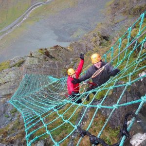Cargo Net Via Ferrata at Honister