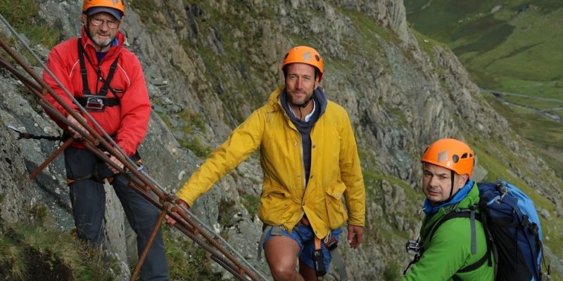 Ben Fogle doing the Via Ferrata at Honister