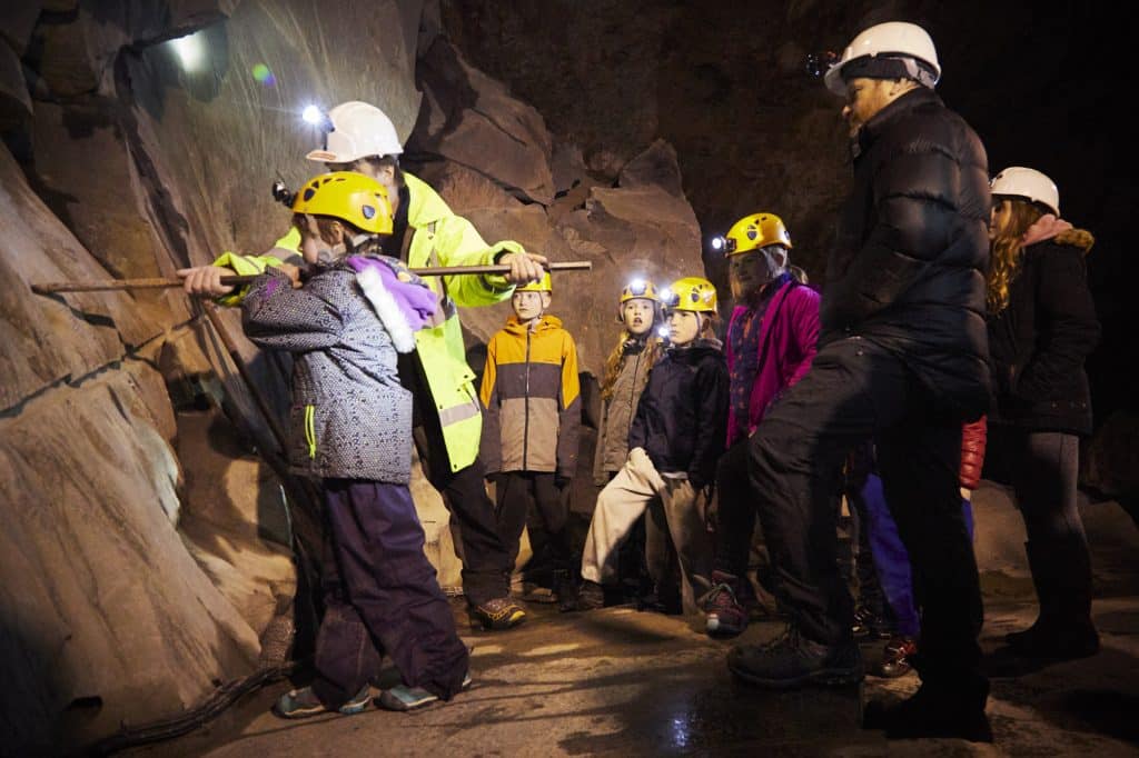 Mine tours with kids