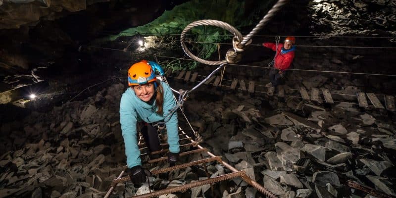 climb the mine - rainy day activity in lake district