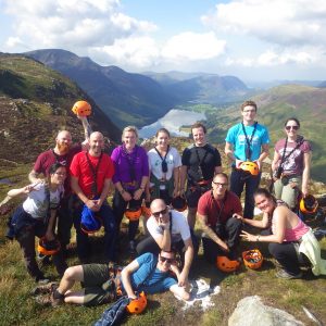 Tourists enjoying at Honister