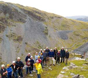 tourist team at Honister