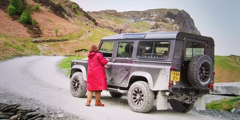 Honister Slate Mine appears on The UK's National Parks with Caroline Quentin