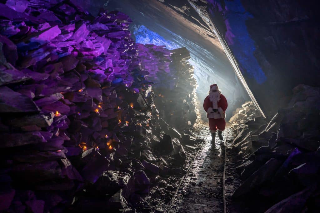 meeting santa underground